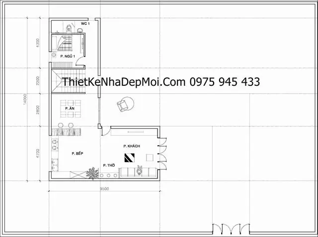 bản vẽ cad phòng ngủ