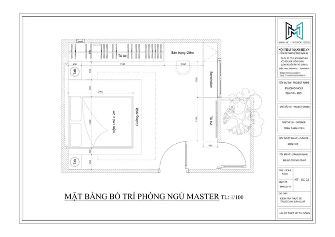 Bản Vẽ Kỹ Thuật Phòng Ngủ: Hướng Dẫn Chi Tiết Để Có Không Gian Hoàn Hảo