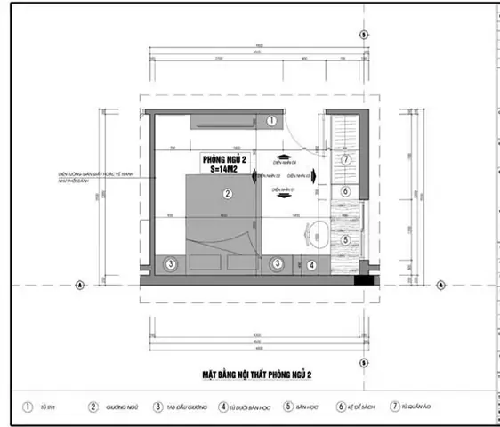 Bản Vẽ Kỹ Thuật Phòng Ngủ: Hướng Dẫn Chi Tiết Để Có Không Gian Hoàn Hảo