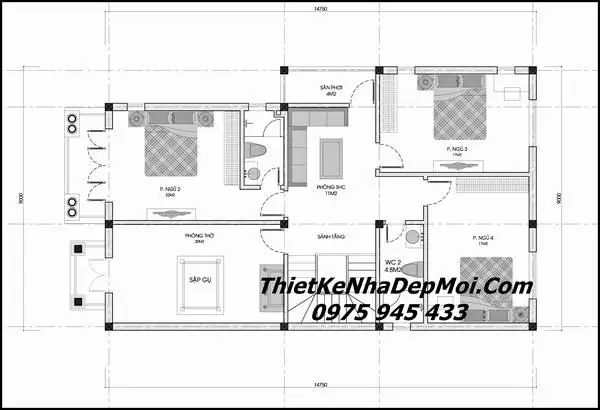Bản Vẽ Kỹ Thuật Phòng Ngủ: Hướng Dẫn Chi Tiết Để Có Không Gian Hoàn Hảo