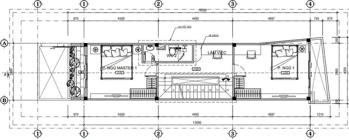 Bản Vẽ Kỹ Thuật Phòng Ngủ: Hướng Dẫn Chi Tiết Để Có Không Gian Hoàn Hảo