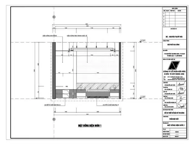 Bản Vẽ Kỹ Thuật Phòng Ngủ: Hướng Dẫn Chi Tiết Để Có Không Gian Hoàn Hảo