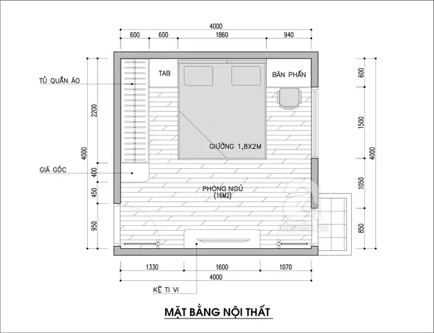 Bản Vẽ Kỹ Thuật Phòng Ngủ: Hướng Dẫn Chi Tiết Để Có Không Gian Hoàn Hảo