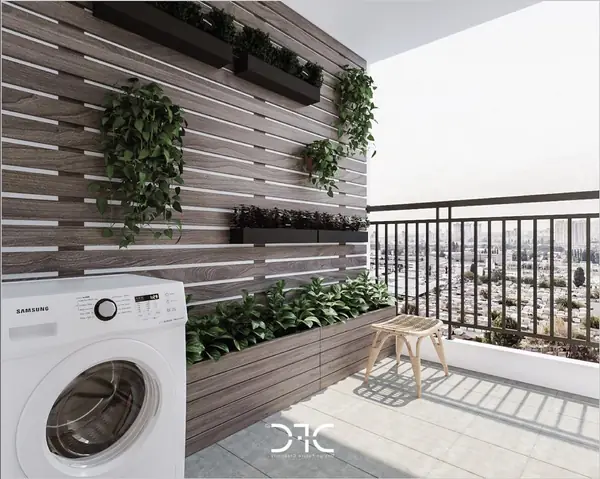 Bản vẽ 3D nội thất căn hộ 3 phòng ngủ Phương Đông Green Park