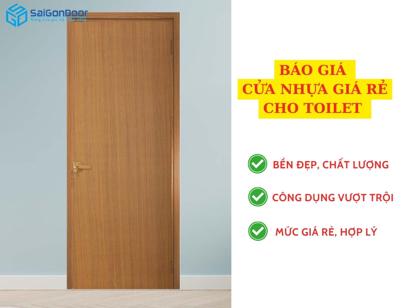 Bảng giá các mẫu cửa nhựa vệ sinh