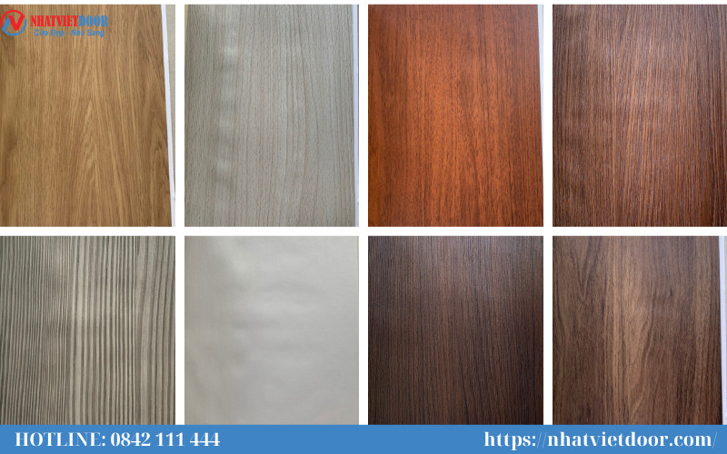 Bảng màu cửa nhựa Composite Sungyu SYB, nhiều lựa chọn cho cửa nhựa giá rẻ TPHCM