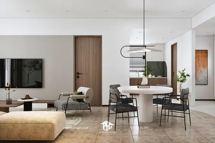 Báo giá nội thất chung cư 70m2 2 phòng ngủ: Chi phí bao nhiêu?
