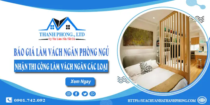 báo giá vách ngăn phòng ngủ