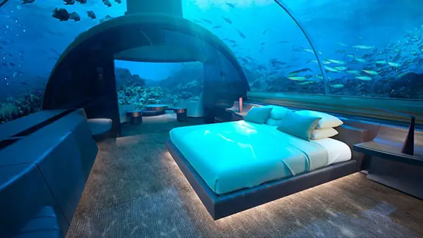 bể cá để phòng ngủ
