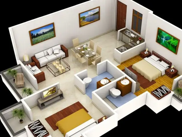 Làm thế nào để biến căn hộ 1 phòng ngủ thành 2 phòng ngủ?