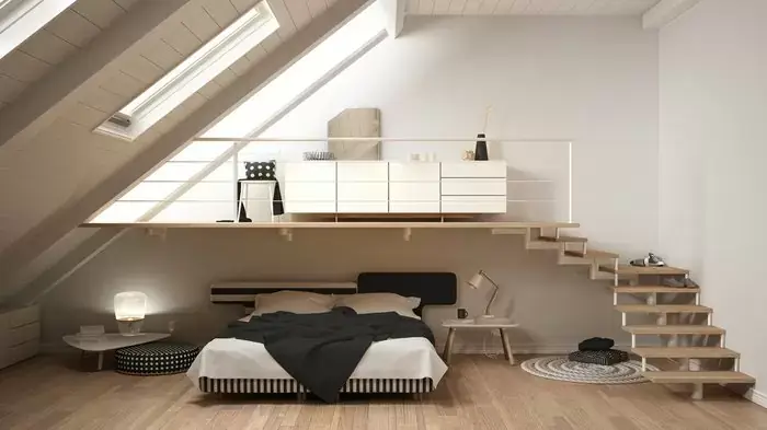 Biến gác lửng thành phòng ngủ: Hướng dẫn chi tiết