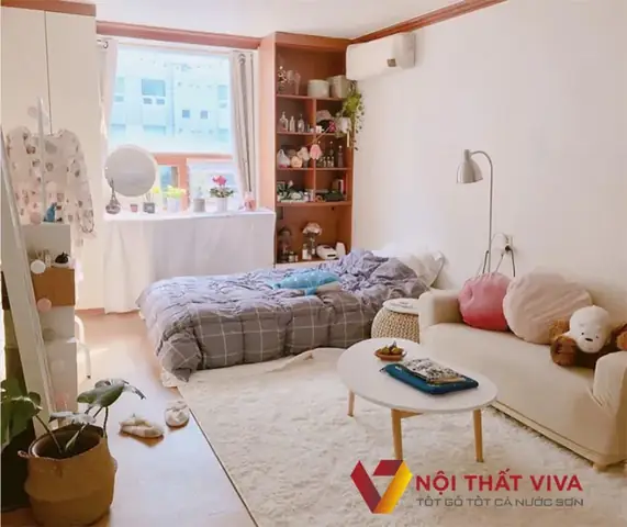 3.3. Mẫu bàn ghế phòng ngủ nhỏ phong cách Hàn Quốc 3.3. Mẫu bàn ghế phòng ngủ nhỏ phong cách Hàn Quốc