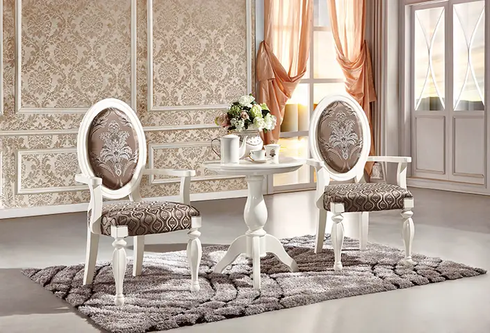 Bộ bàn ghế thư giãn hiện đại trong phòng ngủ 83622BP