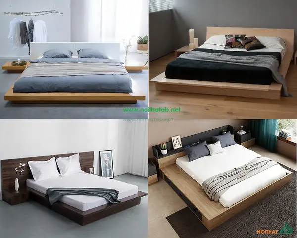 Mẫu giường ngủ kiểu Nhật