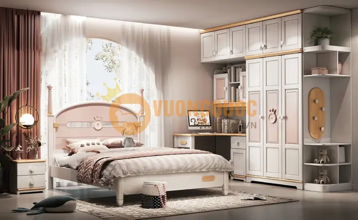 Hướng dẫn chọn bộ phòng ngủ công chúa đẹp và an toàn cho bé