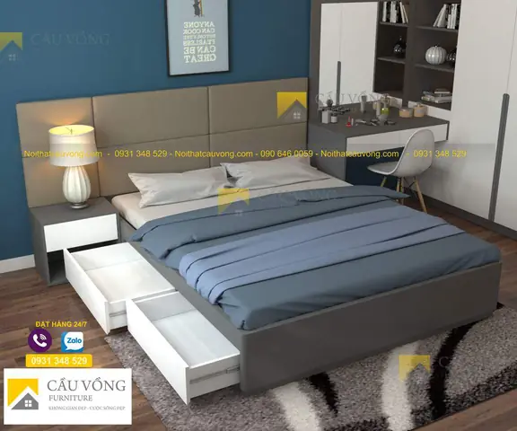 Kinh Nghiệm Chọn Mua Bộ Phòng Ngủ Gỗ Công Nghiệp TPHCM Chất Lượng