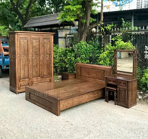 Đánh giá chi tiết Bộ phòng ngủ gỗ sồi Mỹ: Lựa chọn lý tưởng cho không gian sống?