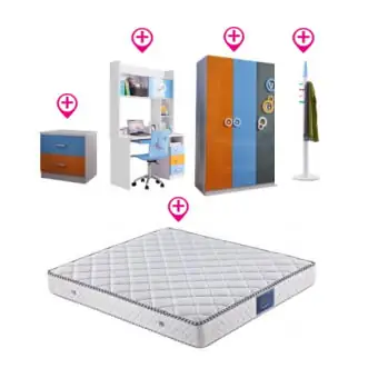 Thông tin chung bộ giường tủ trẻ em nhập khẩu GR106