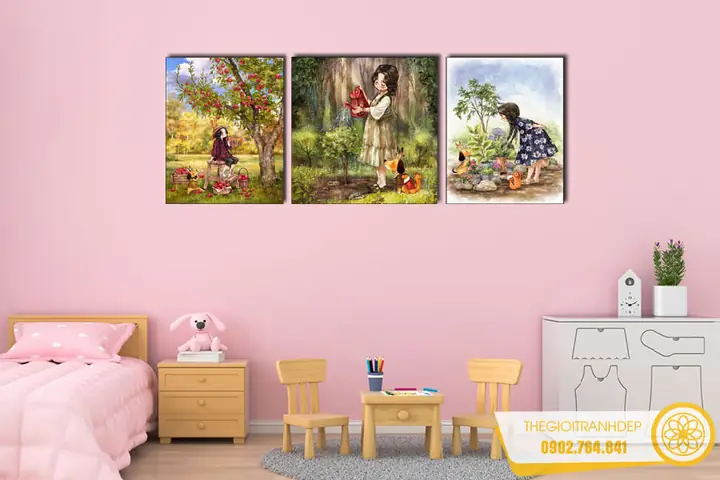 bộ tranh treo tường phòng ngủ