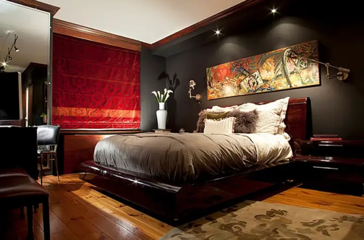 bố trí đèn phòng ngủ
