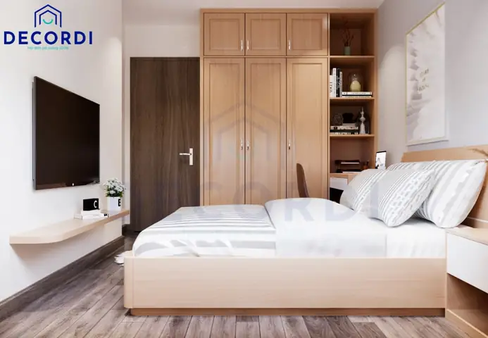 bố trí giường phòng ngủ
