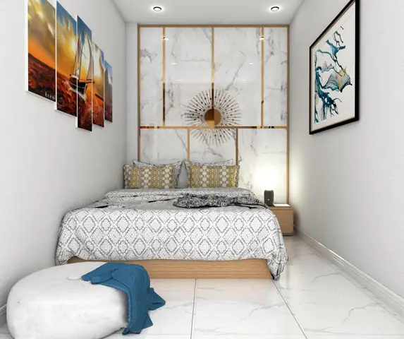 Cách bố trí phòng ngủ 2mx5m tối ưu không gian hẹp