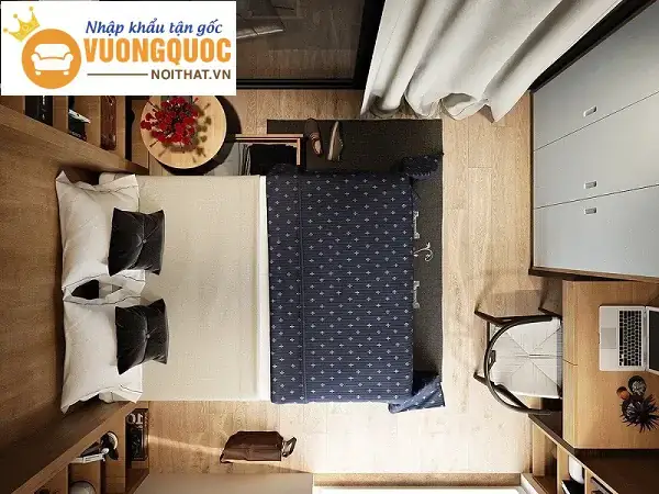 bố trí phòng ngủ 6m2
