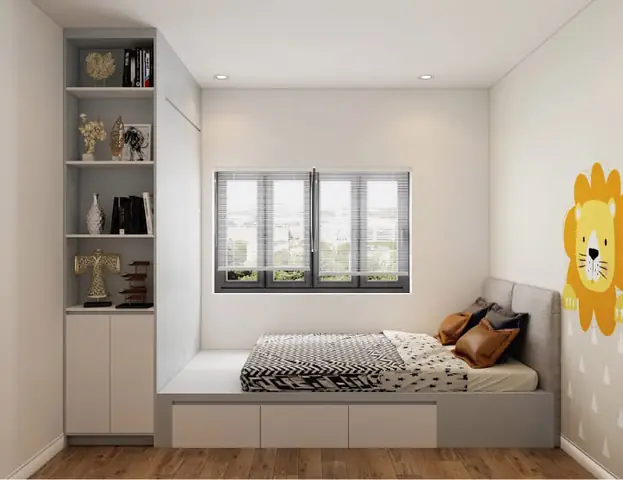 bố trí phòng ngủ 7m2