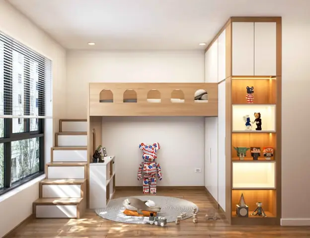 bố trí phòng ngủ 7m2