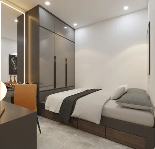 bố trí phòng ngủ 8m2