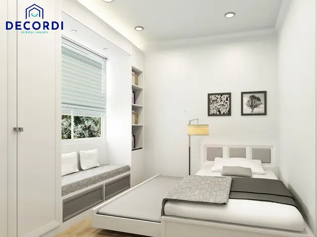 Tối Ưu Không Gian: Hướng Dẫn Bố Trí Phòng Ngủ 9m2 Có Tivi Hiệu Quả