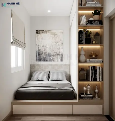 Các Cách Bố Trí Phòng Ngủ Nhỏ Tối Ưu Diện Tích và Đẹp Mắt