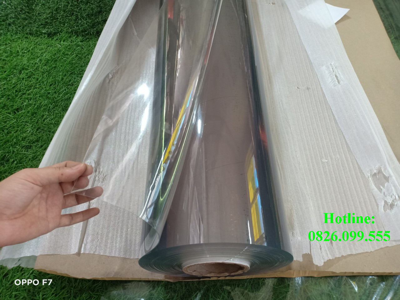 Các cuộn nhựa PVC trong suốt và dẻo