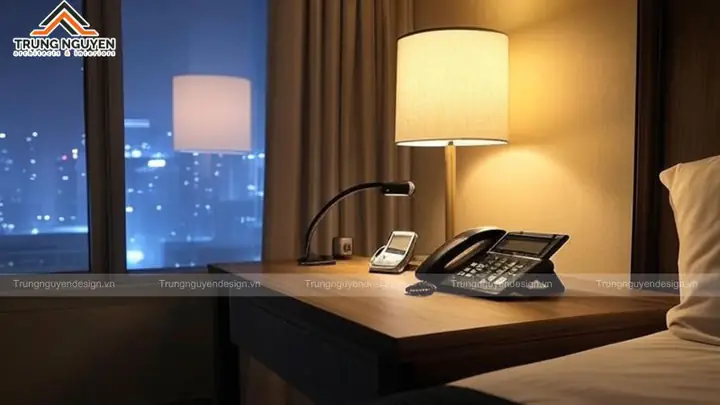 các trang thiết bị trong phòng ngủ khách sạn các trang thiết bị trong phòng ngủ khách sạn