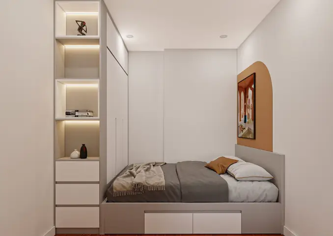 Cách Bố Trí Phòng Ngủ 5m X 2m Đẹp, Tiện Nghi và Tối Ưu Không Gian