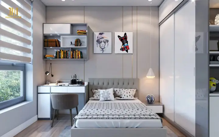 Làm thế nào để bố trí phòng ngủ ngang 5m dài 3m tối ưu công năng?
