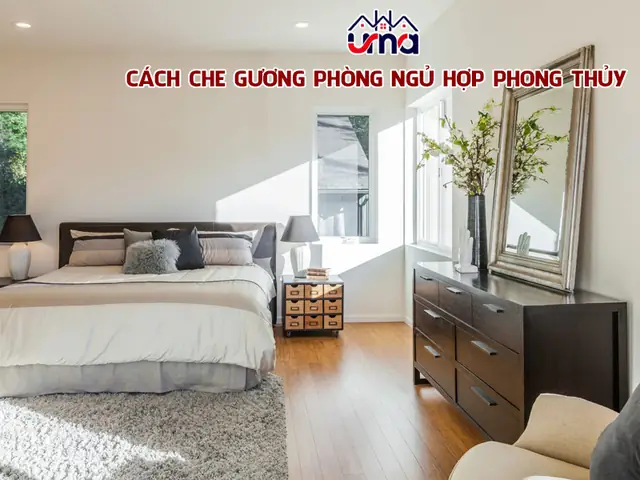 cách che gương phòng ngủ