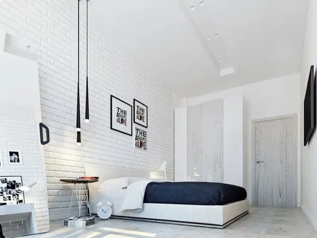 cách dán tường phòng ngủ