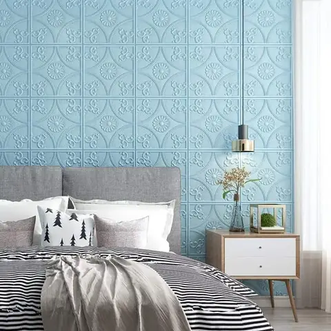 cách dán tường phòng ngủ