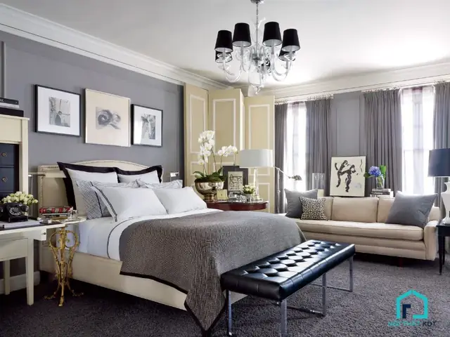 Các cách đặt sofa trong phòng ngủ tối ưu không gian và thẩm mỹ Các cách đặt sofa trong phòng ngủ tối ưu không gian và thẩm mỹ