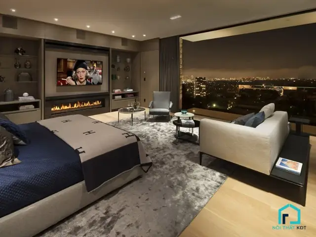 Các cách đặt sofa trong phòng ngủ tối ưu không gian và thẩm mỹ Các cách đặt sofa trong phòng ngủ tối ưu không gian và thẩm mỹ