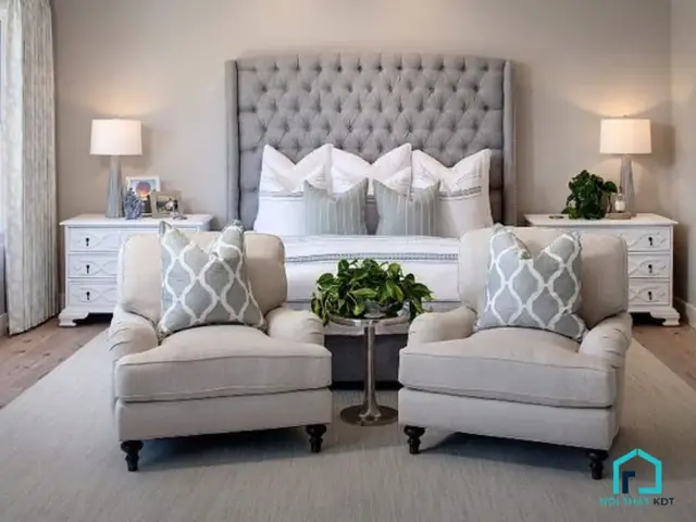 Các cách đặt sofa trong phòng ngủ tối ưu không gian và thẩm mỹ Các cách đặt sofa trong phòng ngủ tối ưu không gian và thẩm mỹ
