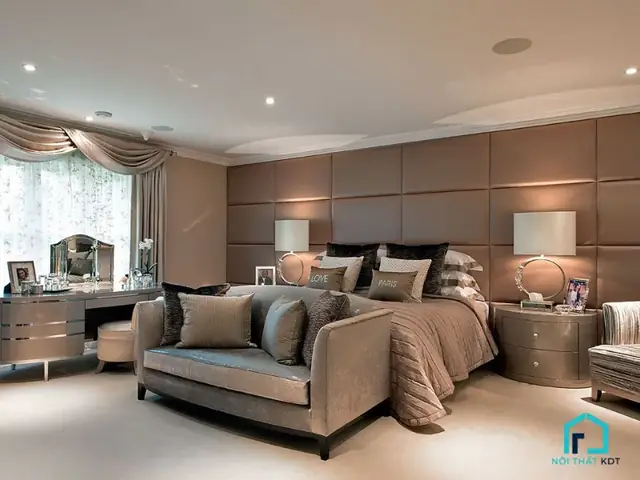 Các cách đặt sofa trong phòng ngủ tối ưu không gian và thẩm mỹ Các cách đặt sofa trong phòng ngủ tối ưu không gian và thẩm mỹ