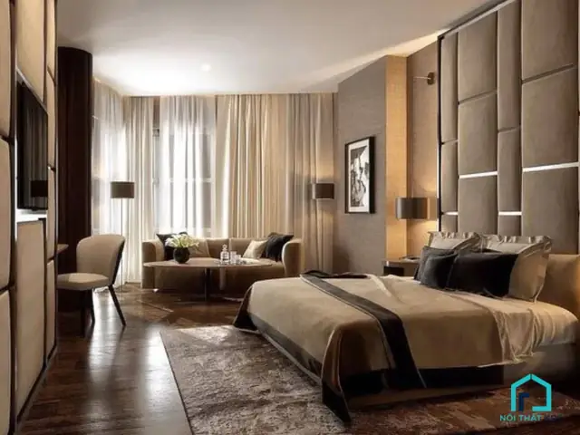 Các cách đặt sofa trong phòng ngủ tối ưu không gian và thẩm mỹ Các cách đặt sofa trong phòng ngủ tối ưu không gian và thẩm mỹ