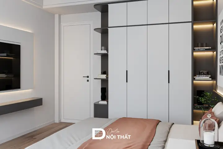 Cách Sắp Xếp Phòng Ngủ Nhỏ Không Vuông Vức Hiệu Quả