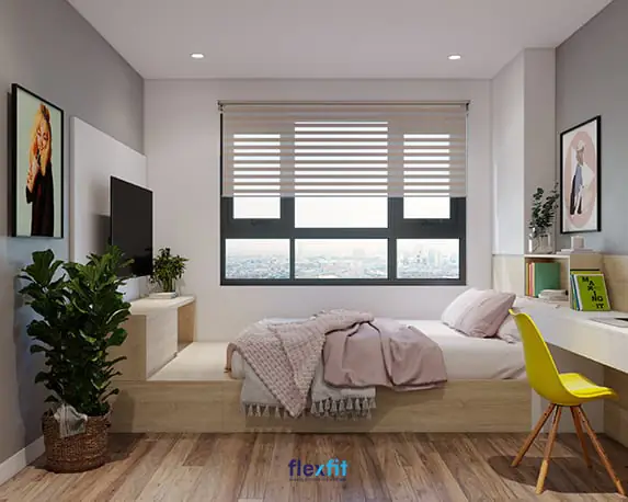 Sử dụng cây cối để trang trí nội thất ở phòng ngủ