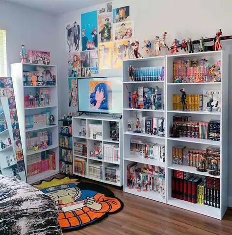 cách trang trí phòng ngủ anime