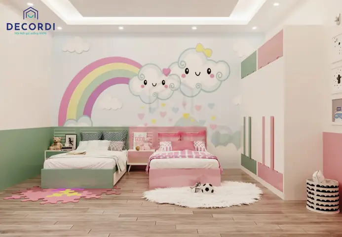 Cách Trang Trí Phòng Ngủ Cho Con Gái Lớn Đẹp Và Tiện Nghi