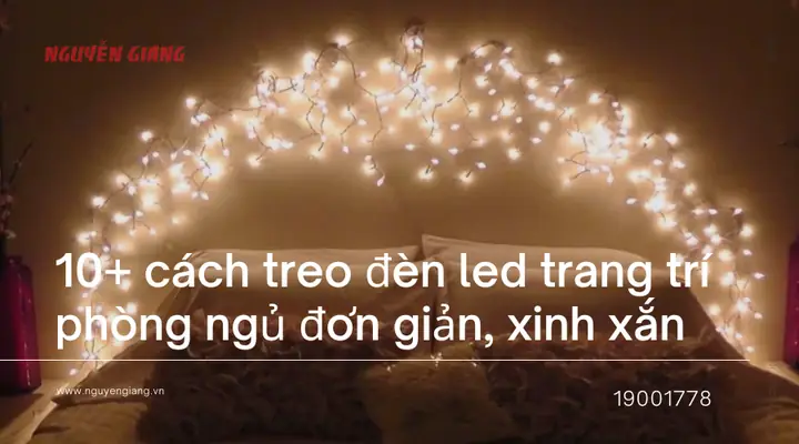 Cách Treo Đèn Trang Trí Phòng Ngủ: Biến Không Gian Riêng Tư Thành Tuyệt Tác Ánh Sáng