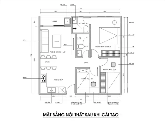 Hướng Dẫn Cải Tạo 2 Ngủ Thành 3 Phòng Ngủ Hiệu Quả và Tối Ưu Hướng Dẫn Cải Tạo 2 Ngủ Thành 3 Phòng Ngủ Hiệu Quả và Tối Ưu